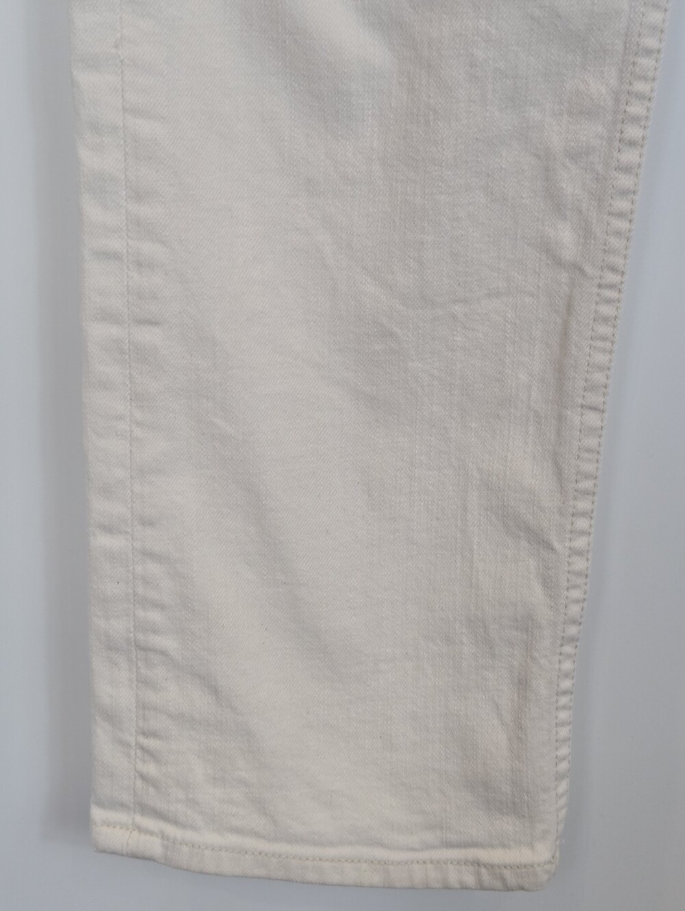 Mother Superior Denim High Waisted Rider Ankle Jean Straight Leg Ivory 28 - Picture 10 of 16